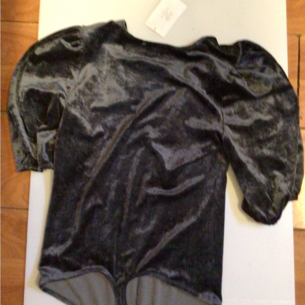 Sale! Free People don’t you wish velvet bodysuit - Picture 9 of 9